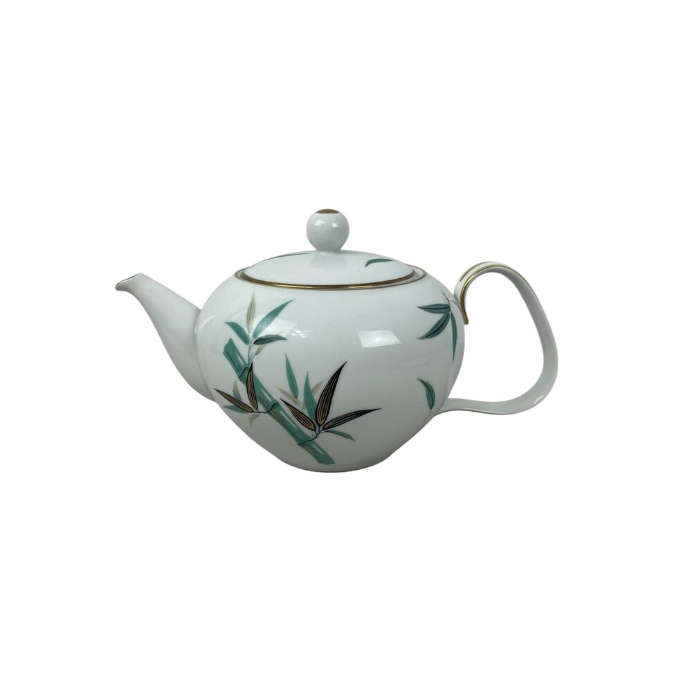 Noritake 5440 China Bamboo Teapot C. 1959 - Picture 2 of 7
